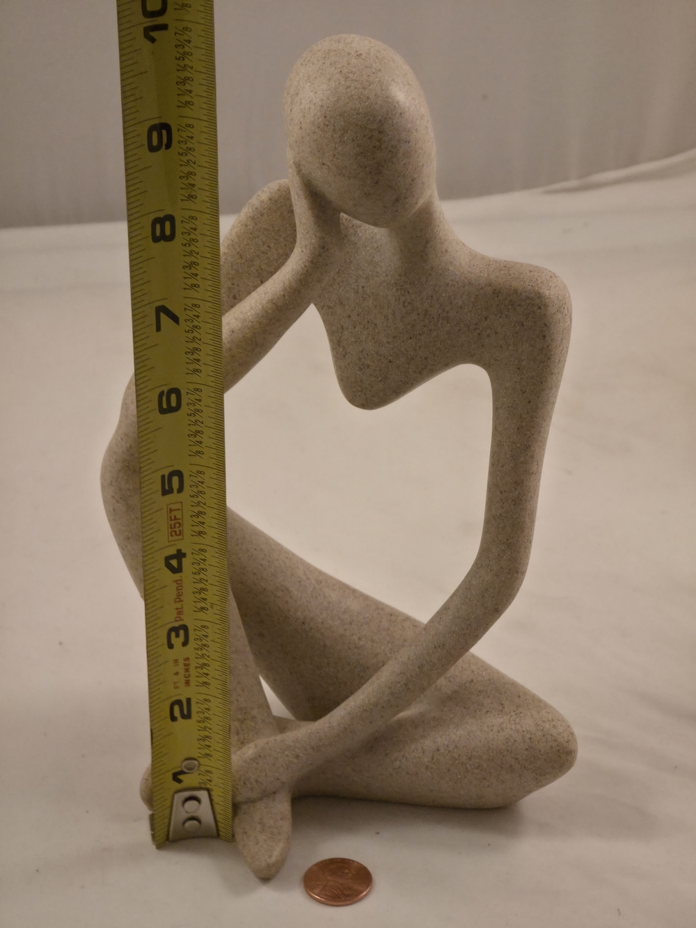 Abstract Thinking Sandstone Figurine Home Accent - Neutral